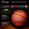 Champion Sports Rubber Official, Heavy Duty - Pro-Style Basketballs, Various Sizes - Premium Basketball Equipment, Indoor Outdoor - Physical Education Supplies (Size 7, Purple) view 3