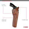Bianchi 111 Cyclone Holster Leather Revolver Holster view 2