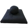 Buckwheat Zafu, Zabuton and Support Meditation Cushion Set (3pc), Black view 4