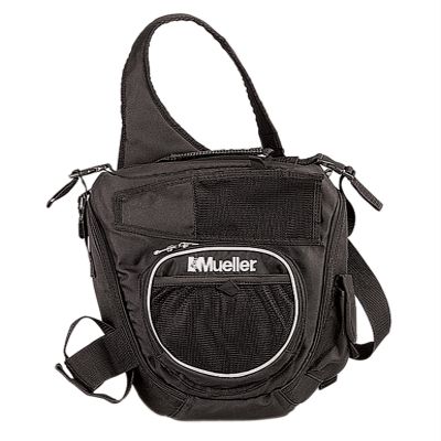 MUELLER Sports Medicine Medi Kit Sling Bag for Men and Women, Athletic Training Kit Bag Only, Medical Supply Bag for Sports Teams, Over the Shoulder Medical Pack, Black, One Size