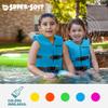 TRC Recreation Super Soft USCG Kids Small Foam Swim Vest Life Jacket, Blue view 3