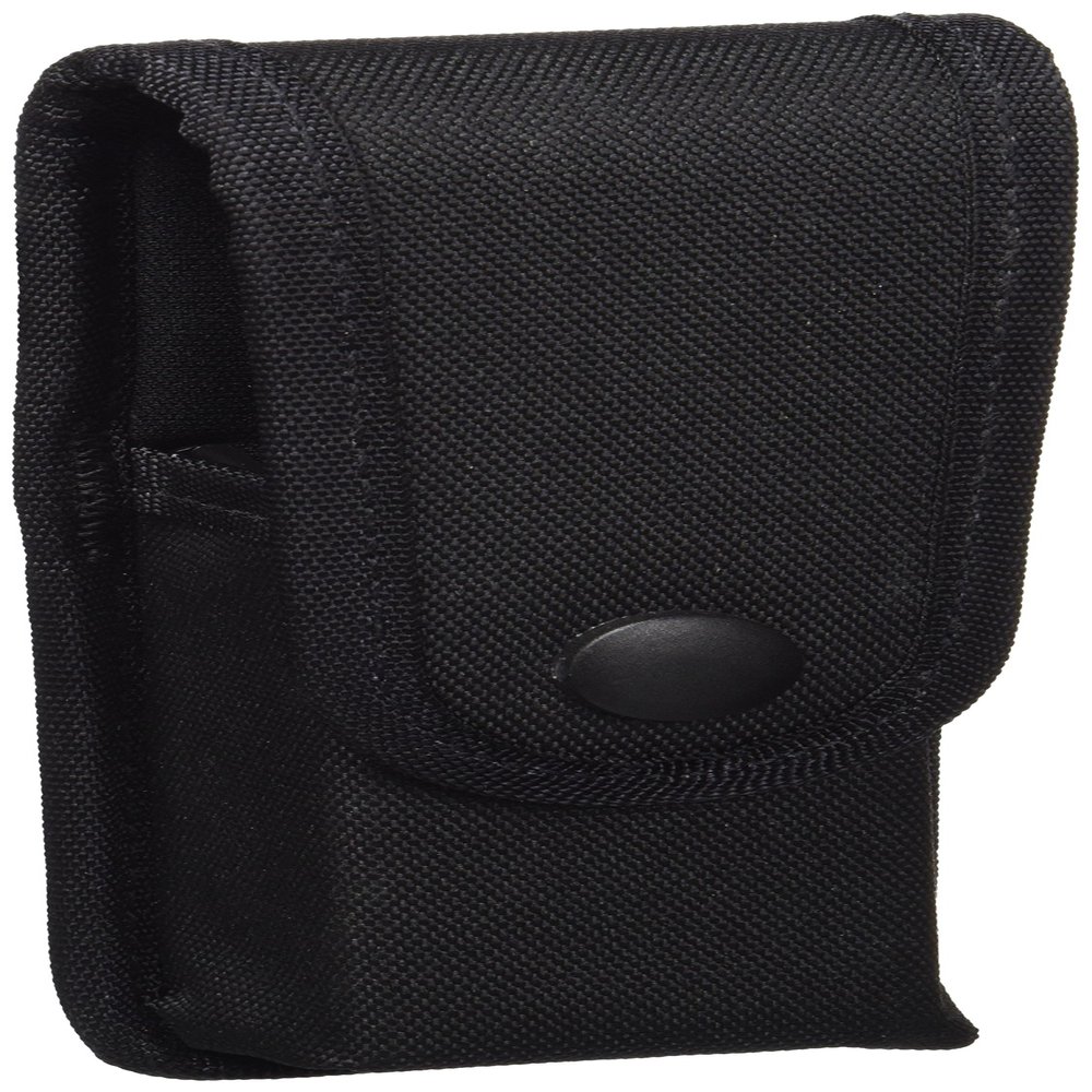 Uncle Mike's Duty Kodra Nylon Web Single Snap Close Pistol Mag Case, Black