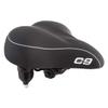 Sunlite Cloud-9 Bicycle Suspension Cruiser Saddle, Cruiser Gel, Tri-color Black view 1