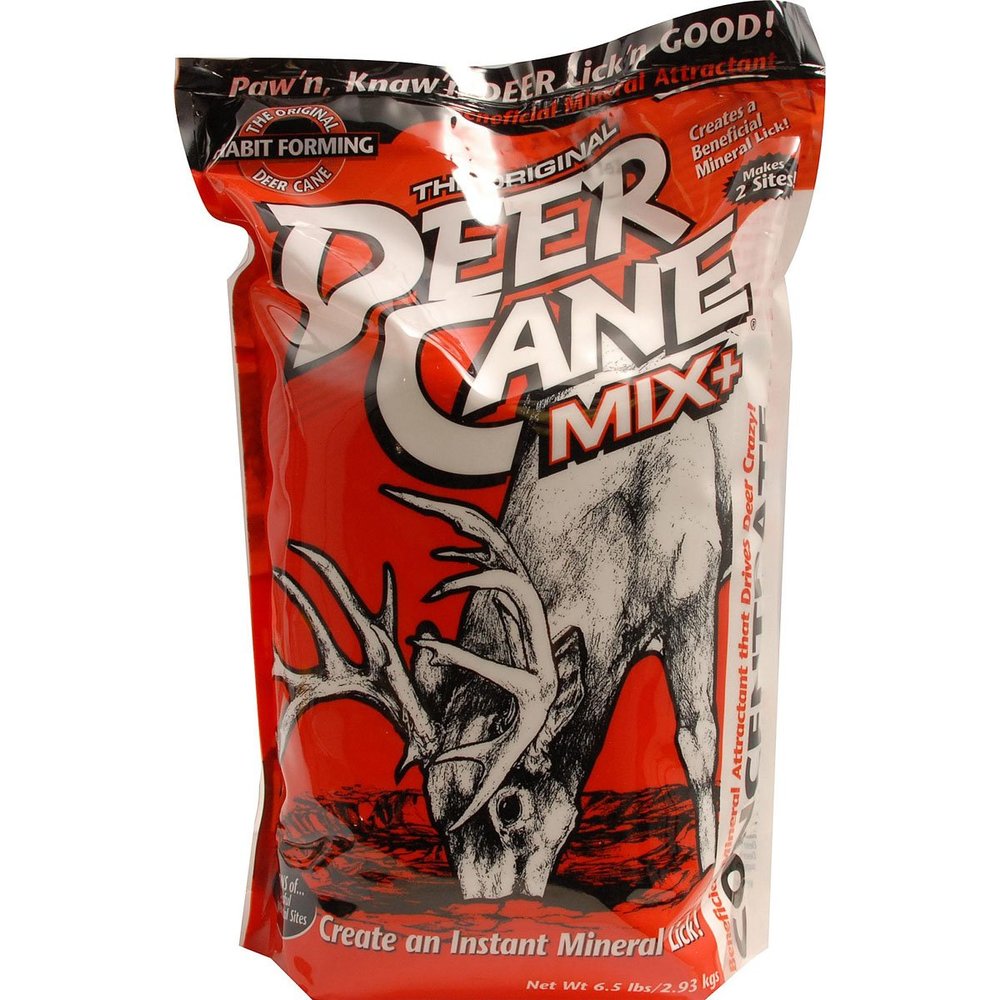 EVOLVED HABITATS Deer Cane Powder Mix 6.5 lb Deer Mineral Attractant - Fast & Easy to Use All Year-Round Concentrated Mineral Food Supplement for Deer