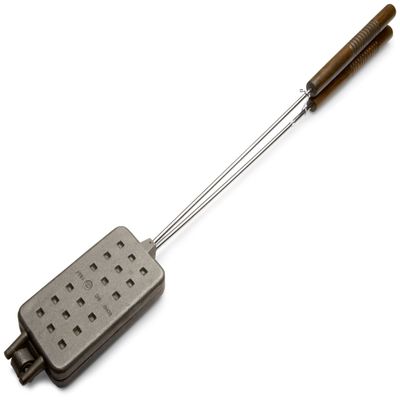Rome 1405 Waffle Iron with Steel and Wood Handles