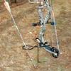 HME High Performance Portable Easy-To-Install Versatile Durable Archer's Ground Bow Stake with 360-Degree Rotating Fork & Rubber Coating view 3