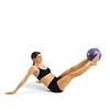 Theragear Pilates Mini Ball, Purple, 9 Inch view 2