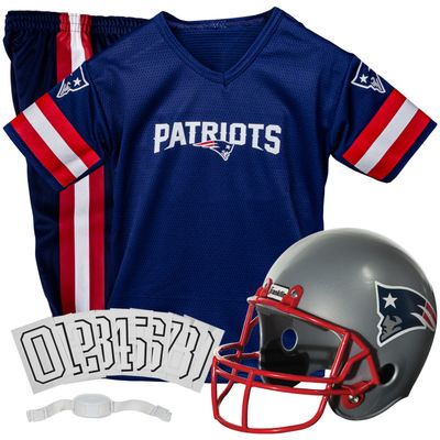 Franklin Sports NFL New England Patriots Youth Licensed Deluxe Uniform Set, Large