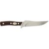Old Timer 15OT Deerslayer 10.5in High Carbon S.S. Full Tang Fixed Blade Knife with 5.6in Clip Point Blade, Black Sawcut Handle, and Leather Belt Sheath for Hunting, Camping, Skinning, EDC, and Outdoor view 1
