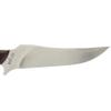 Old Timer 15OT Deerslayer 10.5in High Carbon S.S. Full Tang Fixed Blade Knife with 5.6in Clip Point Blade, Black Sawcut Handle, and Leather Belt Sheath for Hunting, Camping, Skinning, EDC, and Outdoor view 3