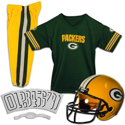Franklin Sports NFL Green Bay Packers Youth Licensed Deluxe Uniform Set, Large