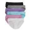Hanes Women's Cotton Bikini 6 Pack,Assorted Colors, 7 view 1