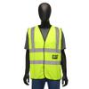 CAT CAT019501X Highly Visible Safety Vest  Fluorescent, X-Large, Breathable, Lightweight Traffic Vest with Reflective Tape view 4