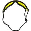 Birdz Eyewear Wing Sky Dive Skydiving Goggles with Padding Black Frame with Yellow Lens view 4