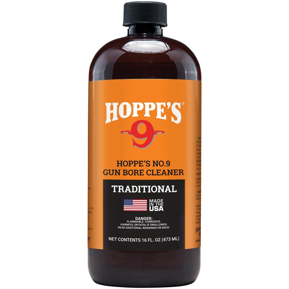 Hoppe's No. 9 Gun Bore Cleaner, 16 oz. Bottle (packaging may vary)