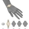 Armitron Women's 75/2475MOP Genuine Crystal Accented Two-Tone Bracelet Watch view 4