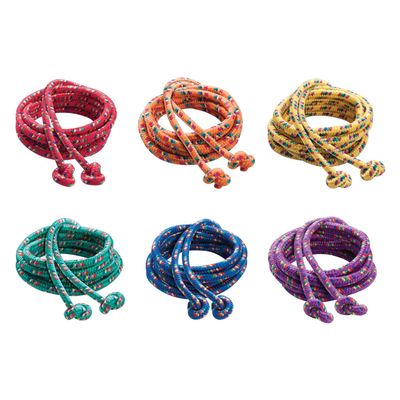 Champion Sports CR Series Braided Nylon Jump Rope, 7-Feet (Single)