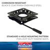 Springfield 1100018 Locking 12-Way Seat Swivel - 6.75" Square with 0 Tilt, Black E-Coat view 3