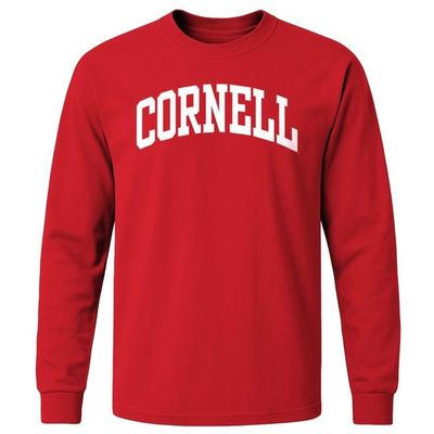 Barnesmith Cornell University Big Red Long Sleeve T-Shirt, Classic, Red, Large