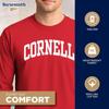 Barnesmith Cornell University Big Red Long Sleeve T-Shirt, Classic, Red, Large view 3