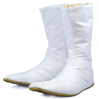 Rikio Fighter Shoes Jikatabi Boots (Outdoor Tabi) (White, JP 29 Approx. US 11/ EU 44)
