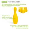Champion Sports Foam Weighted Bowling Pin Set - Pins, Ball and Carry Case Set view 2