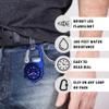 Dakota Mini Clip Microlight, Clip Watch, Flashlight and Watch, Outdoor Gifts for Men and Women, Use for Fishing Hunting, and More, Tactical Watch with LED Flashlight view 2