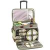 Picnic at Ascot- Original Insulated Picnic Cooler on Wheels with Service for 4- Designed & Assembled in the USA view 2