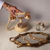 Anne Klein Women's 10-8096CHRM Premium Crystal Accented Gold-Tone Charm Bracelet Watch view 4