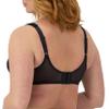 Bali Women's Satin Tracings Minimizer Underwire Bra, Black, 38DDD view 2