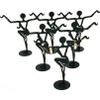 FindingKing 6 Black Metal Earring Dancer Jewelry Showcase Display Stands 4 5/8" view 1
