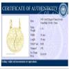 14K Gold Mizpah Charm Jewish Friendship Jewelry 18mm view 3