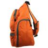 K-Cliffs Reflective Sling Backpack Messenger Body Bag Daypack School Student Book Bag with Safety Stripe Neon Orange view 3