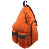 K-Cliffs Reflective Sling Backpack Messenger Body Bag Daypack School Student Book Bag with Safety Stripe Neon Orange view 4