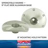 Springfield Marine 1600005 Taper-Lock Deck Base - 9" x 7" Flat view 2