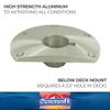 Springfield Marine 1600005 Taper-Lock Deck Base - 9" x 7" Flat view 3