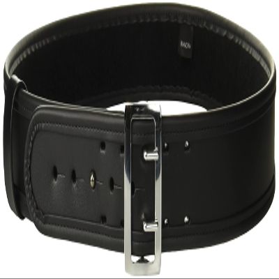 Bianchi 7960 Sam Browne Duty Belt - 2.25'', 44 - Hi-Gloss - Brass Snap