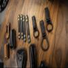 Bianchi Model 090 Open Top Handcuff Case, Plain Black view 3
