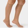 No nonsense Women's Sheer Knee High Value Pack with Comfort Top, Tan - 10 Pair Pack, Regular view 4