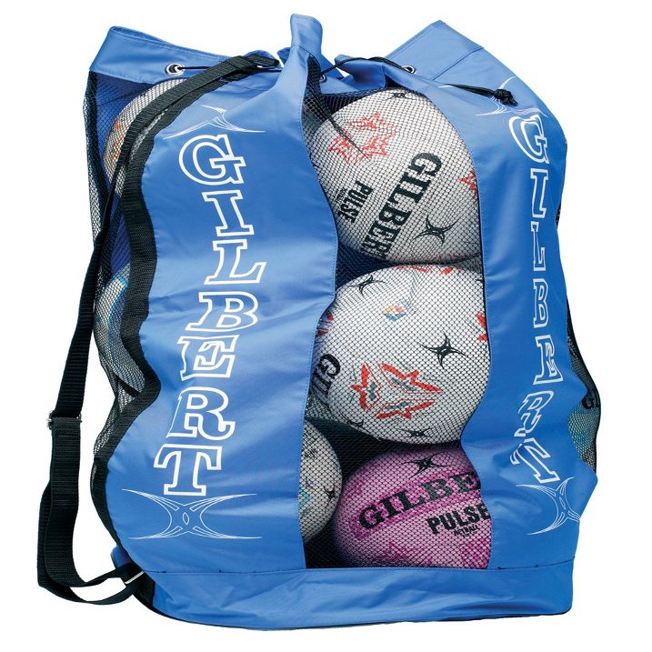 Gilbert Breathable Rugby Ball Bag - Royal