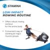 Stamina Conversion II Recumbent Exercise Bike and Rower - Cardio Machine with Smart Workout App - Exercise Bike for Home Workout - Up to 250 lbs Weight Capacity view 4
