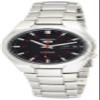 Seiko Men's 5' Japanese Automatic Stainless Steel Casual Watch, Color: Black dial (Model: SNK617) view 1