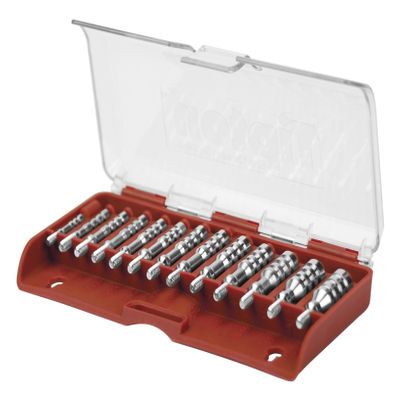 Tipton Ultra Jag Set with 13 Caliber Specific Cleaning Jags and Storage Case for Firearm Cleaning and Maintenance