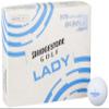 Bridgestone LBWXJ Golf Ball, Lady, White view 1