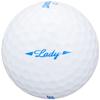 Bridgestone LBWXJ Golf Ball, Lady, White view 2