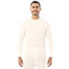 Indera Men's Traditional Waffle Thermal Underwear Long Sleeve Shirt, Natural, Medium view 1