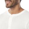 Indera Men's Cotton Rib Knit Union Suit, White, X-Large Tall view 3