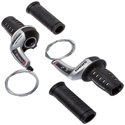 SRAM Centera 9 x 3 Speed Twist Shifter Set, Hardware Handle