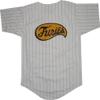 The Warriors Furies Pinstriped Baseball Jersey (Mens Large) White view 1