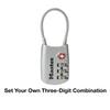 Master Lock 4688D Set Your Own Combination TSA Approved Luggage Lock, 1 Pack, Silver view 4